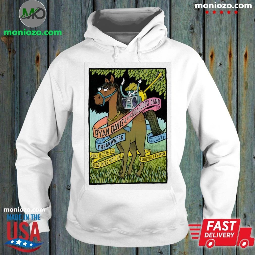 Ryan Davis And The Roadhouse Band In Louisville KY On - Adult & Kids T-Shirts, Sweatshirts & Hoodies apparel design preview 2