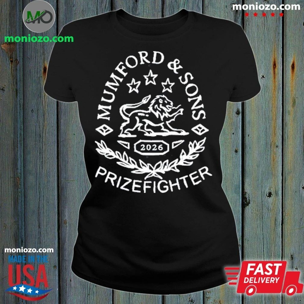 Original Mumford Sons Black Prizefighter Stamp Print - Adult & Kids T-Shirts, Sweatshirts & Hoodies apparel design preview 1