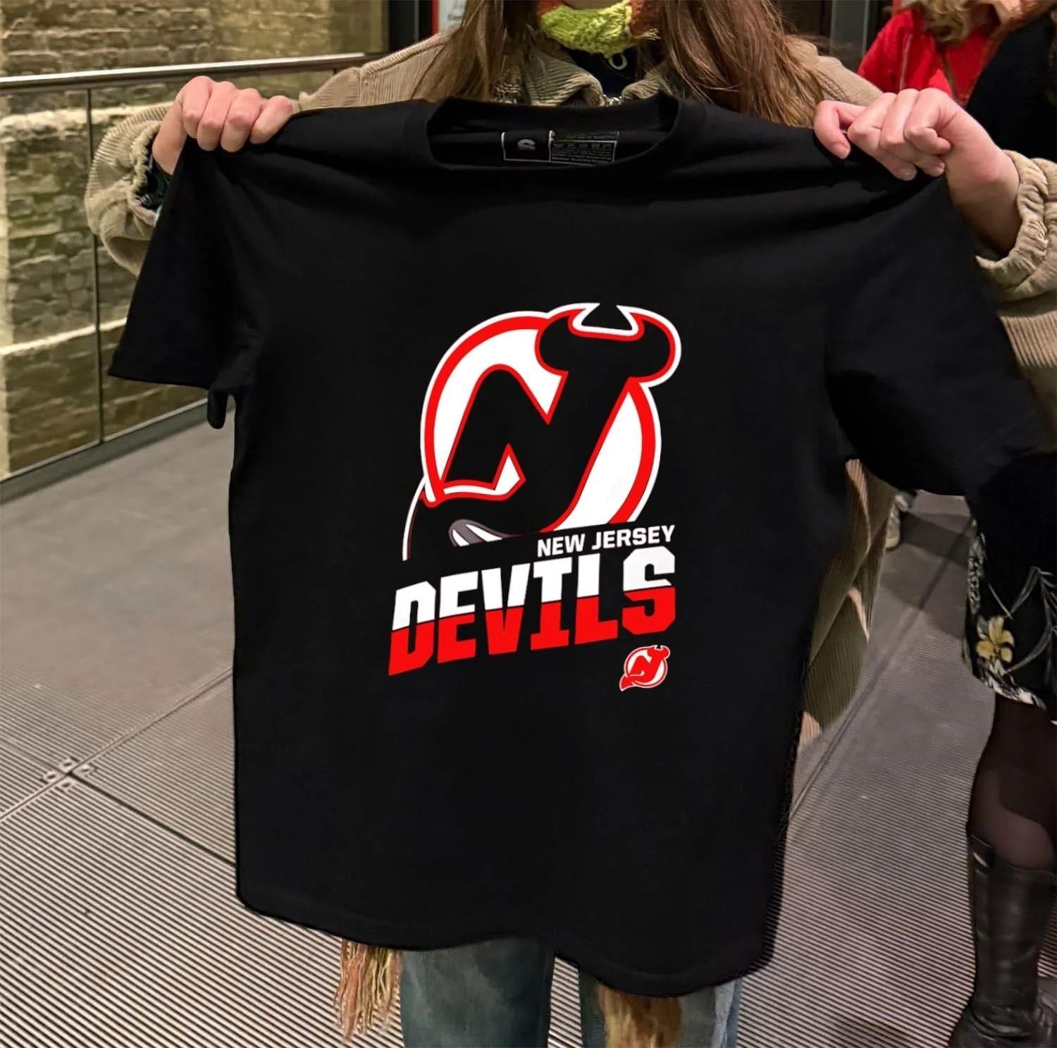 New Jersey Devils Logo - Adult & Kids T-Shirts, Sweatshirts & Hoodies apparel design preview 2