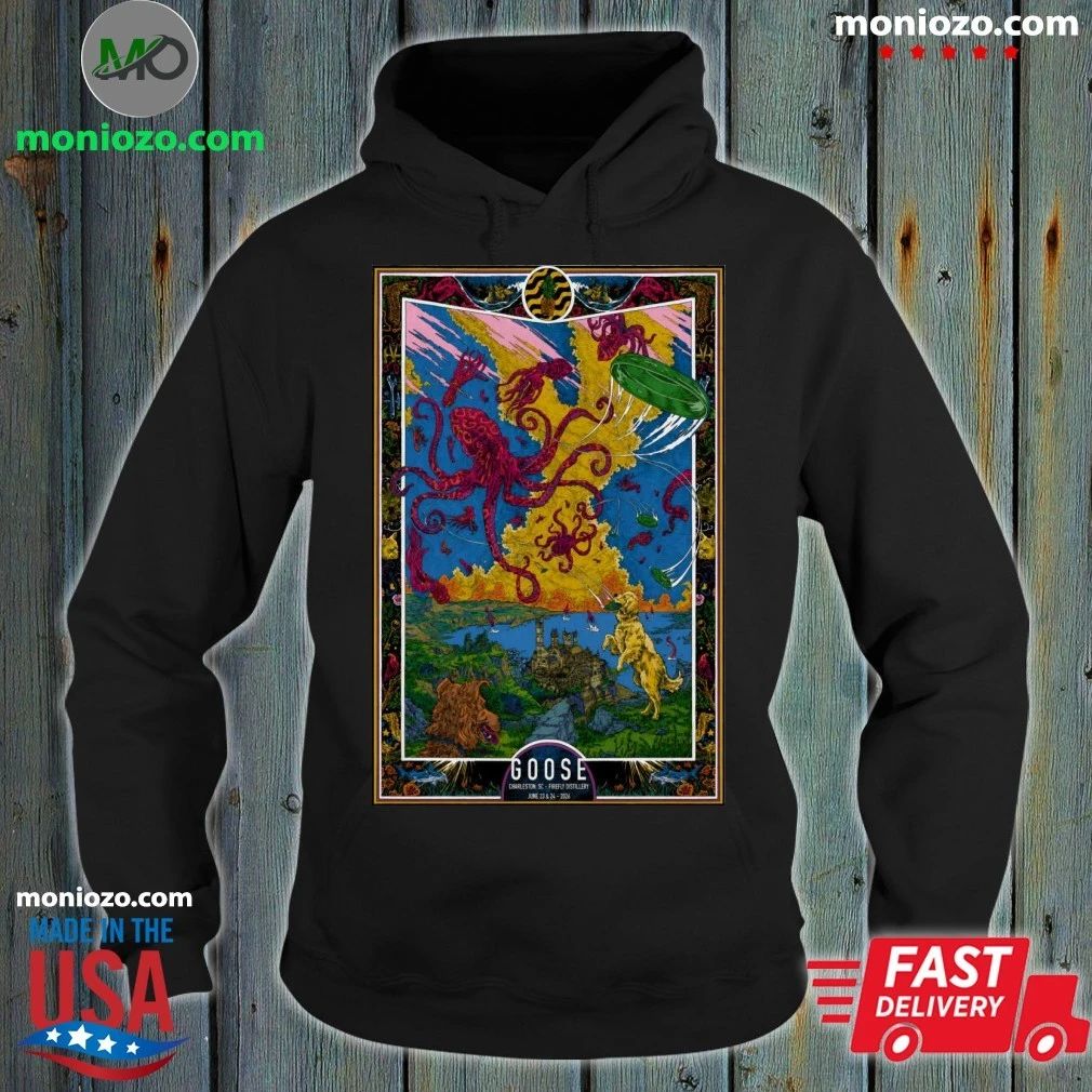 Goose In North Charleston SC On June 23-24 2026 Tour - Adult & Kids T-Shirts, Sweatshirts & Hoodies apparel design preview 2