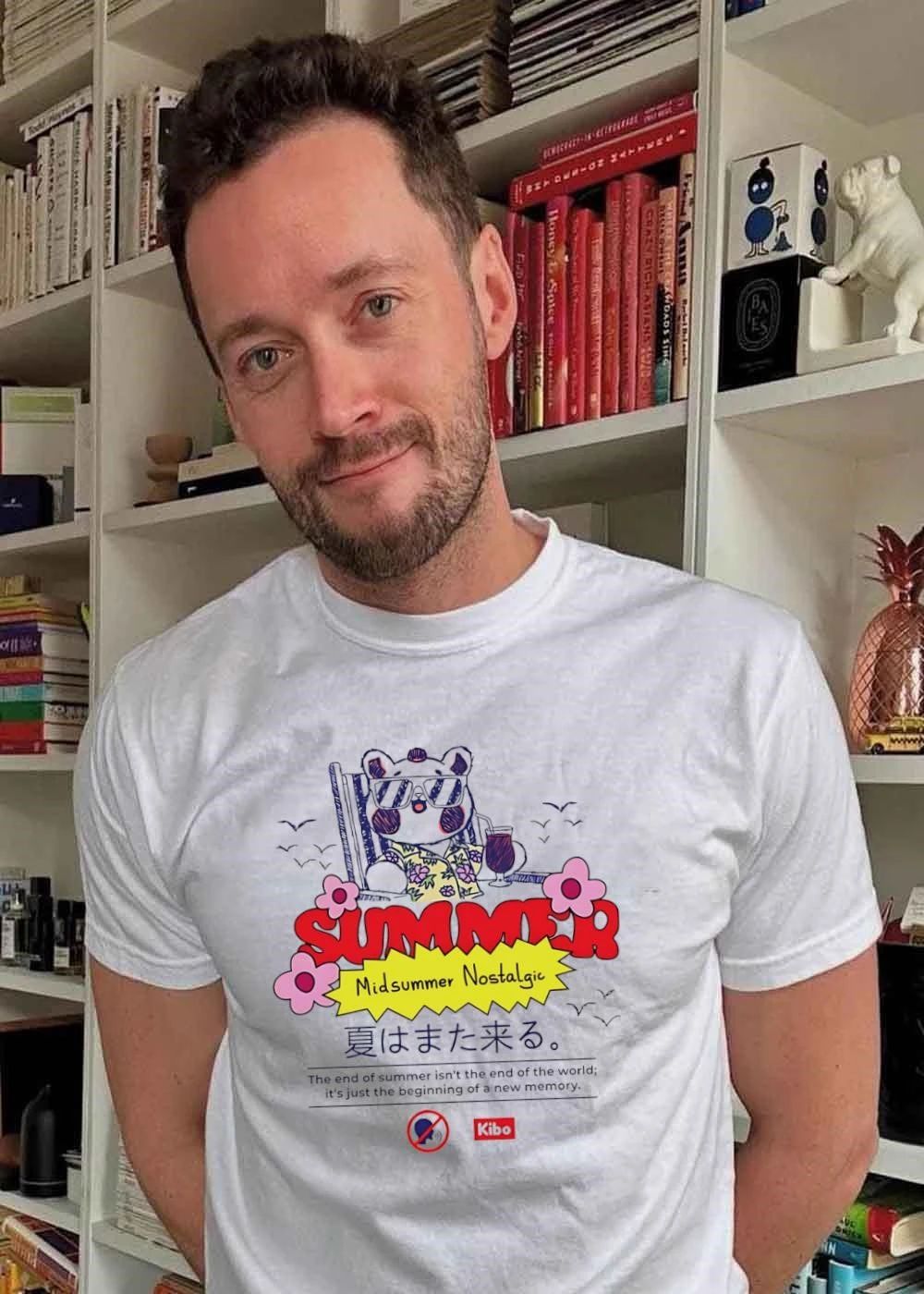 Kibo Chill Bear Midsummer Nostalgic Summer 2026 - Adult & Kids T-Shirts, Sweatshirts & Hoodies apparel design preview 2