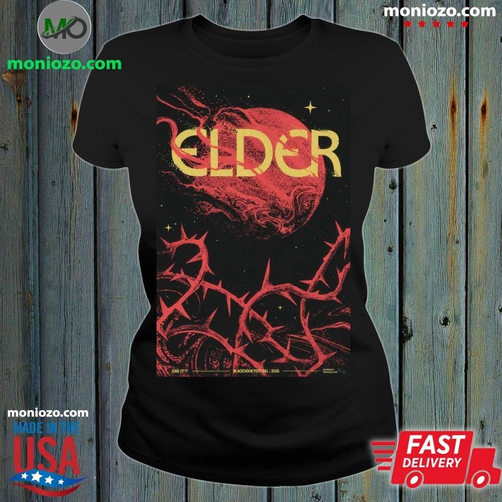 Original Blackdoor Outdoor Festival 2026 Elder Poster - Adult & Kids T-Shirts, Sweatshirts & Hoodies apparel design preview 1