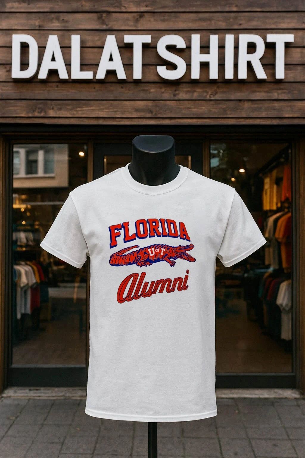 Florida U Of F Alumni Gator Logo Mascot - Adult & Kids T-Shirts, Sweatshirts & Hoodies apparel design preview 1