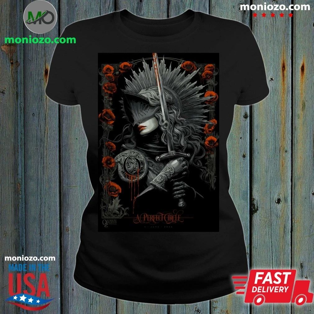 A Perfect Circle 6 4 2026 London UK Poster - Adult & Kids T-Shirts, Sweatshirts & Hoodies apparel design preview 1