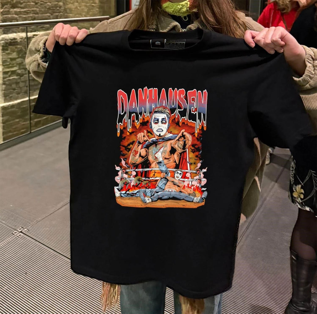 Danhausen Very Nice Evil Professional Wrestling Ring - Adult & Kids T-Shirts, Sweatshirts & Hoodies apparel design preview 2