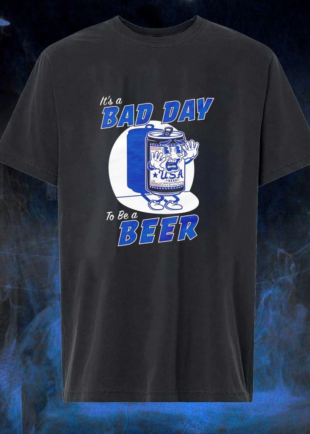 It's A Bad Day To Be Beer USA - Adult & Kids T-Shirts, Sweatshirts & Hoodies apparel design preview 1