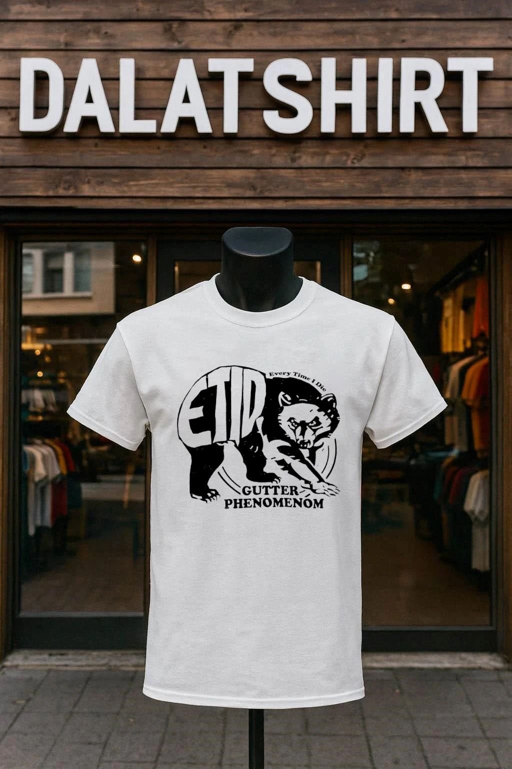 Every Time I Die Gutter Phenomenon Bear - Adult & Kids T-Shirts, Sweatshirts & Hoodies apparel design preview 1