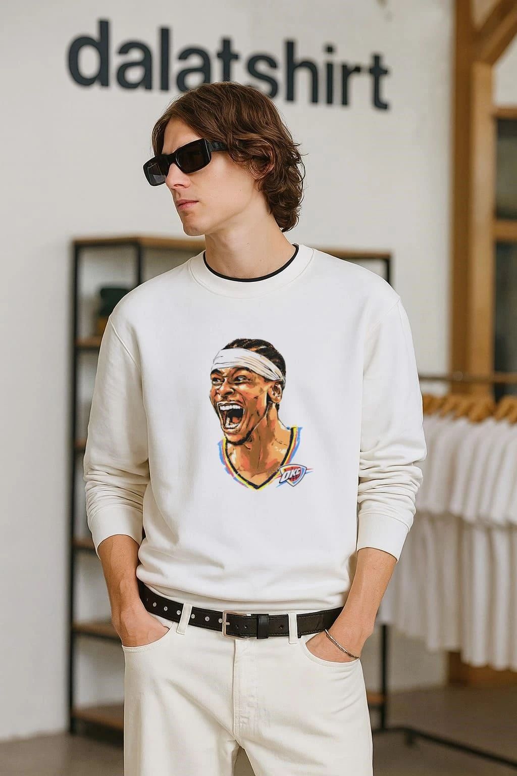 Shai Gilgeous-Alexander Oklahoma City Thunder - Adult & Kids T-Shirts, Sweatshirts & Hoodies apparel design preview 2