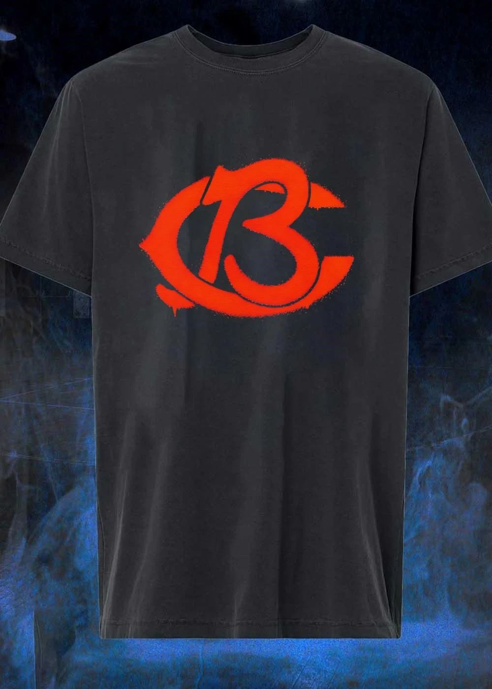 Orange Graffiti C13B Logo - Adult & Kids T-Shirts, Sweatshirts & Hoodies apparel design preview 1