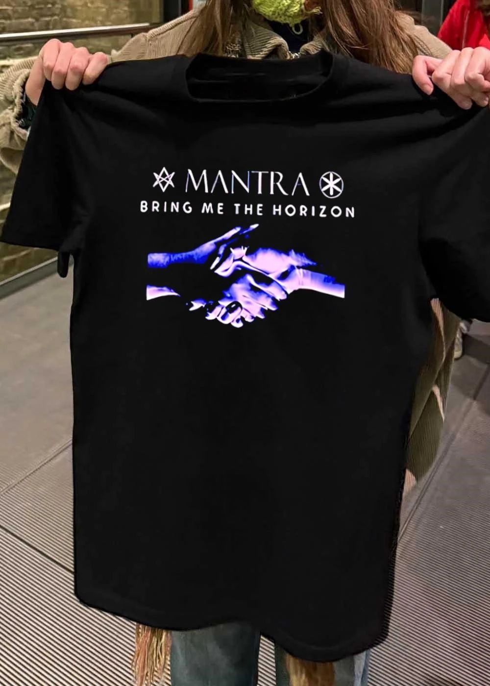 Mantra Bring Me The Horizon Handshake Logo Band - Adult & Kids T-Shirts, Sweatshirts & Hoodies apparel design preview 2
