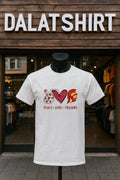 Peace love usc trojans - Adult & Kids T-Shirts, Sweatshirts & Hoodies apparel design preview 1