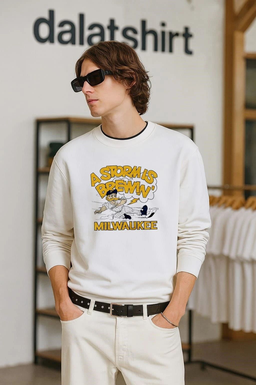 Milwaukee Brewers Bernie Brewer Homage - Adult & Kids T-Shirts, Sweatshirts & Hoodies apparel design preview 2