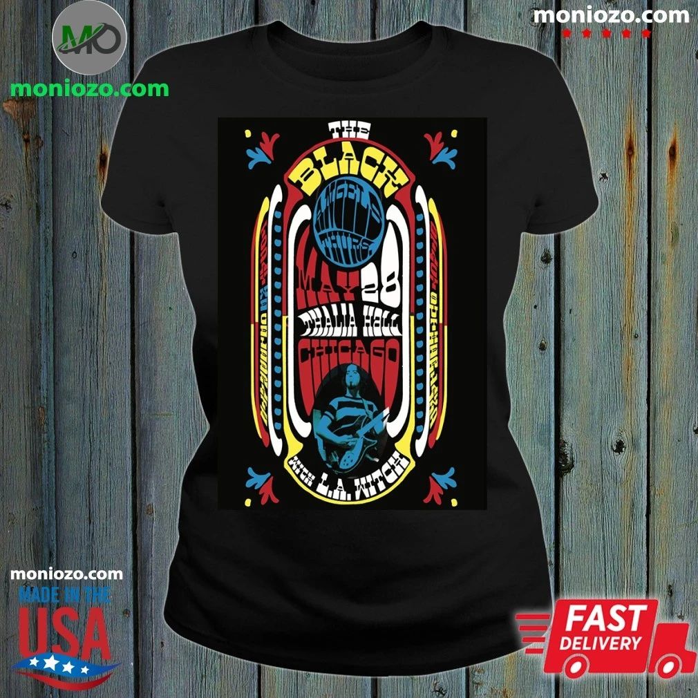 The Black Angels Chicago IL Live May 28 2026 Poster - Adult & Kids T-Shirts, Sweatshirts & Hoodies apparel design preview 1