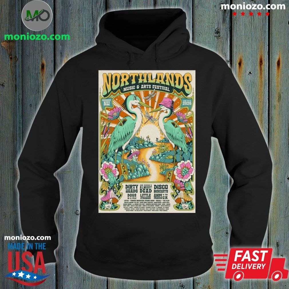 Original Northlands Music And Arts Festival June - Adult & Kids T-Shirts, Sweatshirts & Hoodies apparel design preview 2