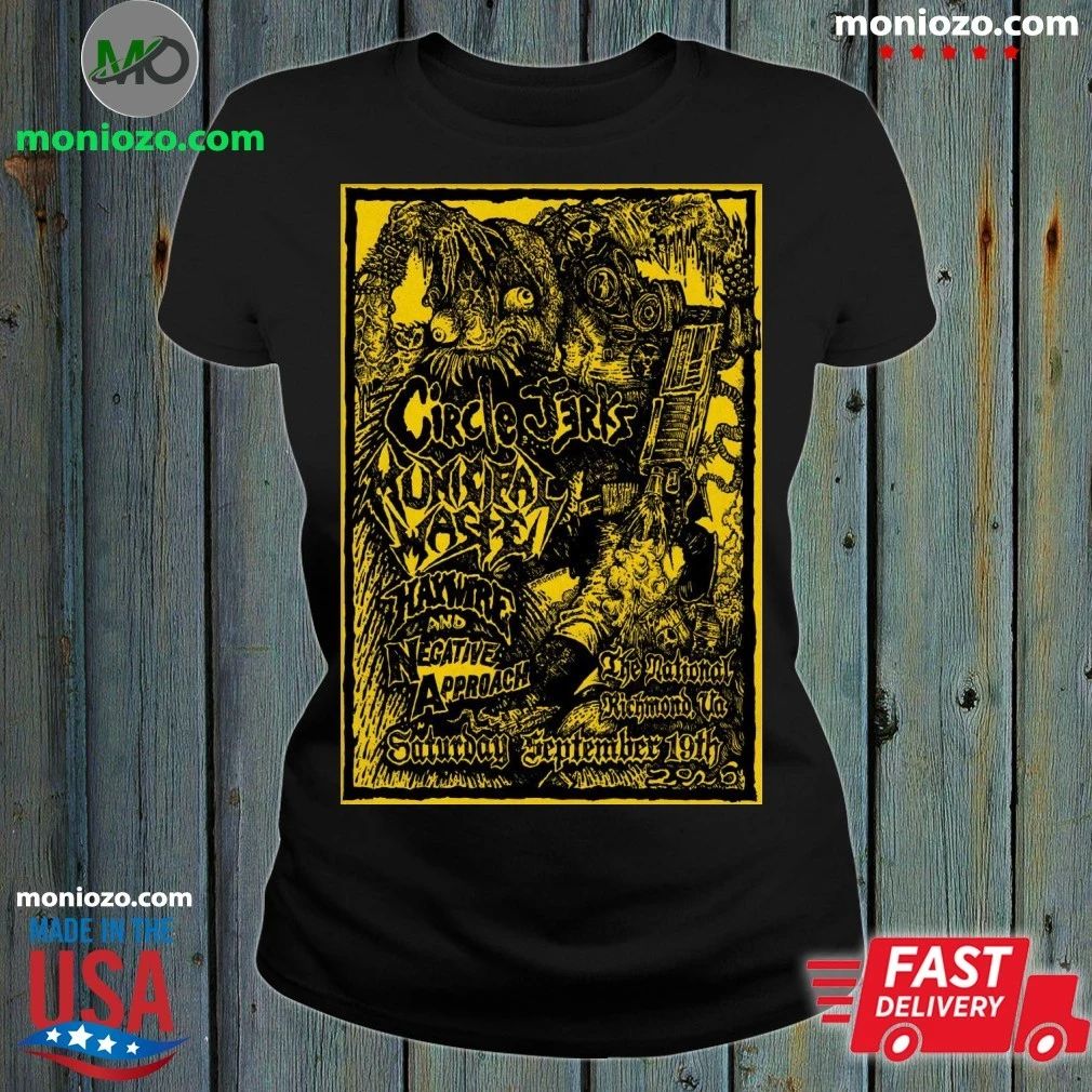 Original Circle Jerks 9 19 2026 Richmond VA Poster - Adult & Kids T-Shirts, Sweatshirts & Hoodies apparel design preview 1