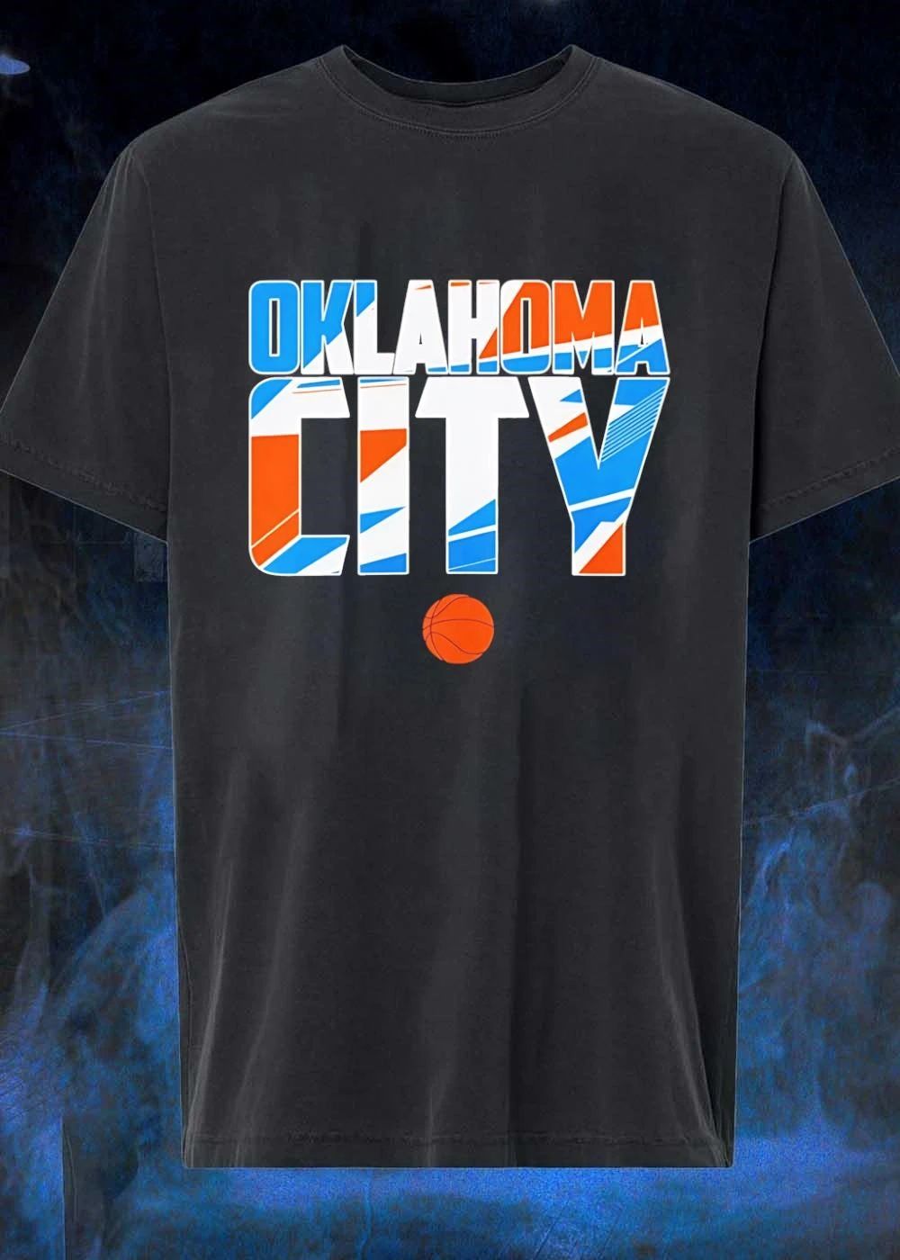 Oklahoma City Basketball Retro pride - Adult & Kids T-Shirts, Sweatshirts & Hoodies apparel design preview 1