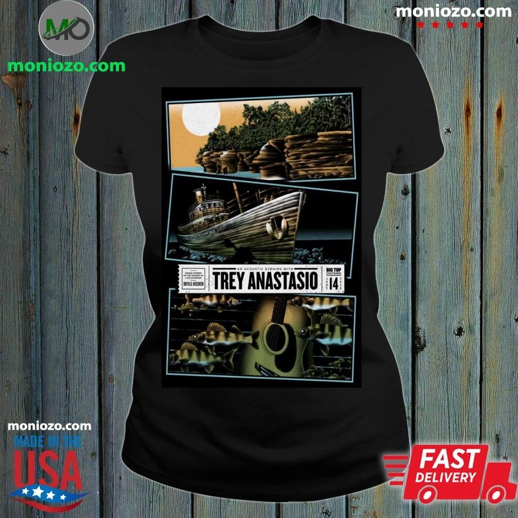 Trey Anastasio June 14 2026 Lake Superior Big Top - Adult & Kids T-Shirts, Sweatshirts & Hoodies apparel design preview 1