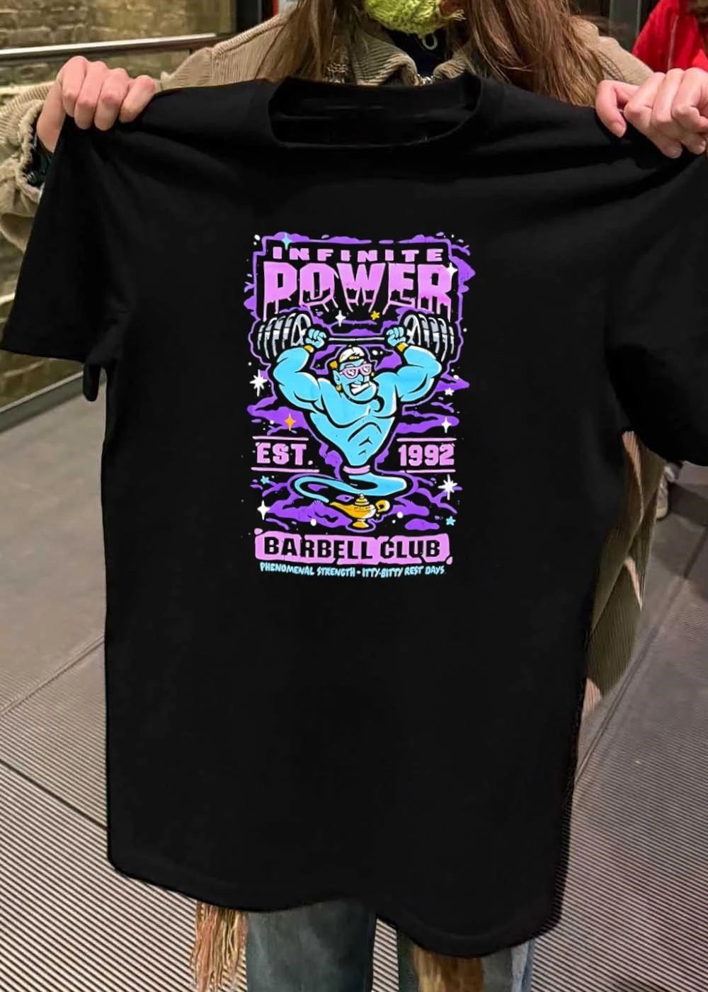 Infinite Power Est 1992 Barbell Club - Adult & Kids T-Shirts, Sweatshirts & Hoodies apparel design preview 2