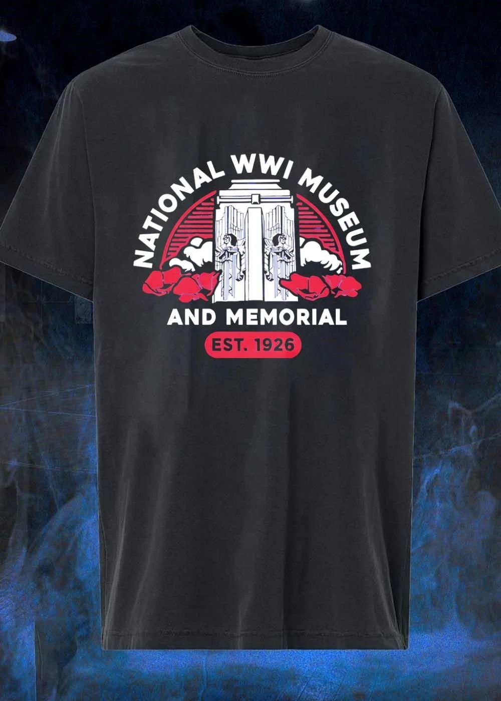 National WWI Museum And Memorial Est 1926 - Adult & Kids T-Shirts, Sweatshirts & Hoodies apparel design preview 1