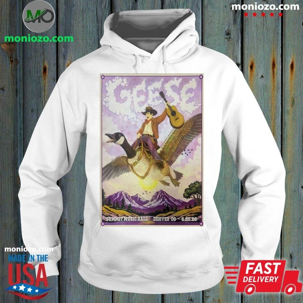Geese 2026 Denver Tour Poster - Adult & Kids T-Shirts, Sweatshirts & Hoodies apparel design preview 2