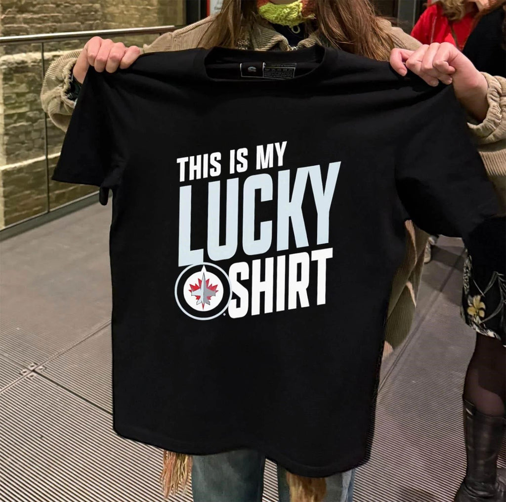 Winnipeg Jets This Is My Lucky hockey 2026 - Adult & Kids T-Shirts, Sweatshirts & Hoodies apparel design preview 2