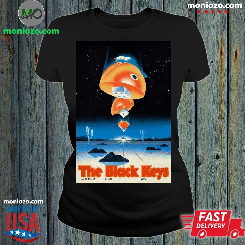 Original The Black Keys In Las Vegas NV On June 12 - Adult & Kids T-Shirts, Sweatshirts & Hoodies apparel design preview 1