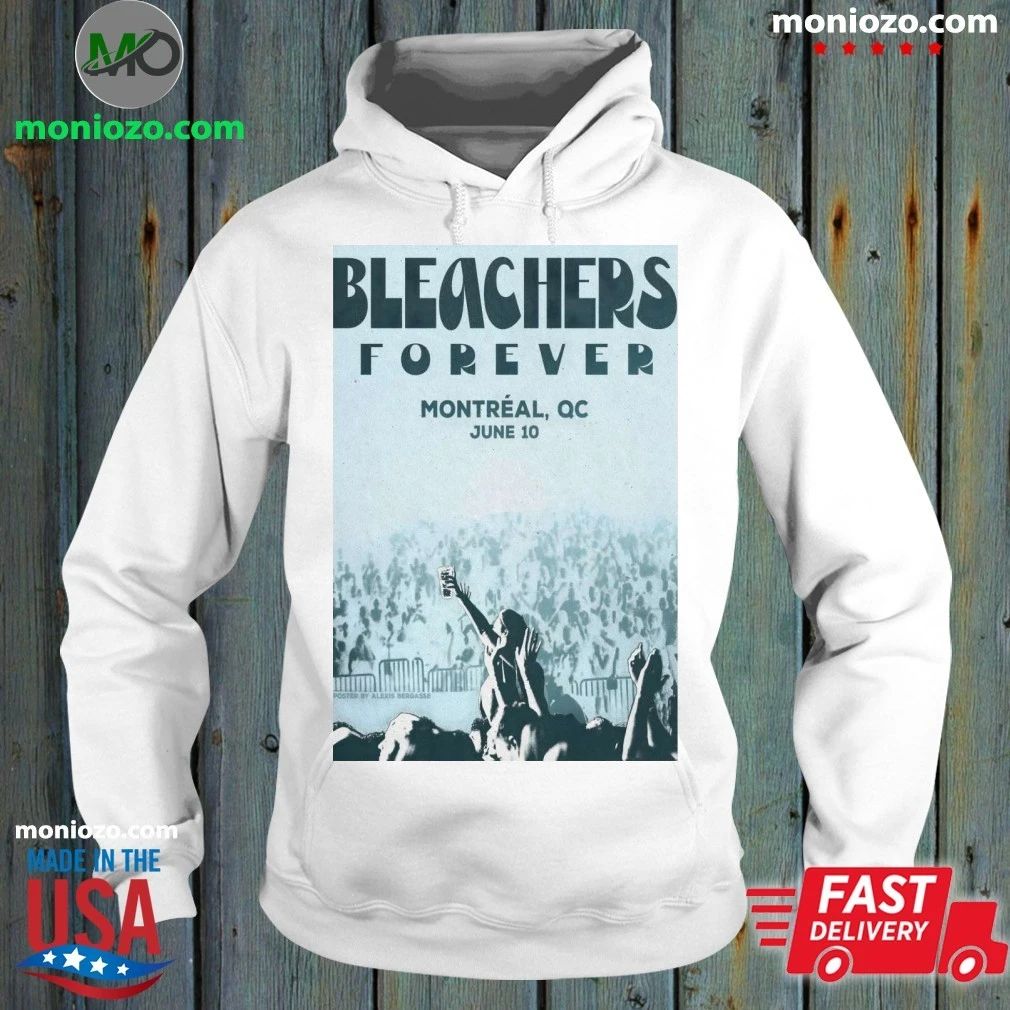 Bleachers In Montreal QC On June 10 2026 Poster - Adult & Kids T-Shirts, Sweatshirts & Hoodies apparel design preview 2
