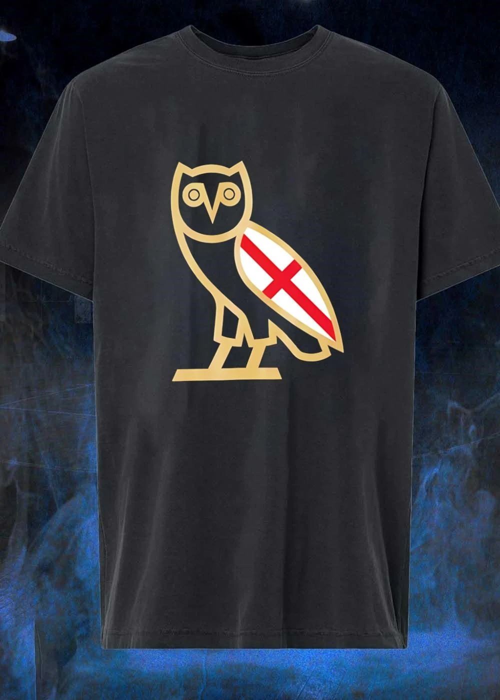 OVO Owl England Flag - Adult & Kids T-Shirts, Sweatshirts & Hoodies apparel design preview 1
