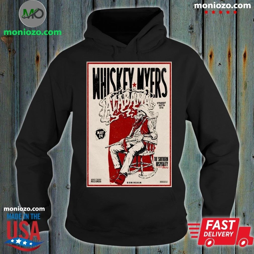 Original Whiskey Myers 5 24 2026 Birmingham AL Poster - Adult & Kids T-Shirts, Sweatshirts & Hoodies apparel design preview 2
