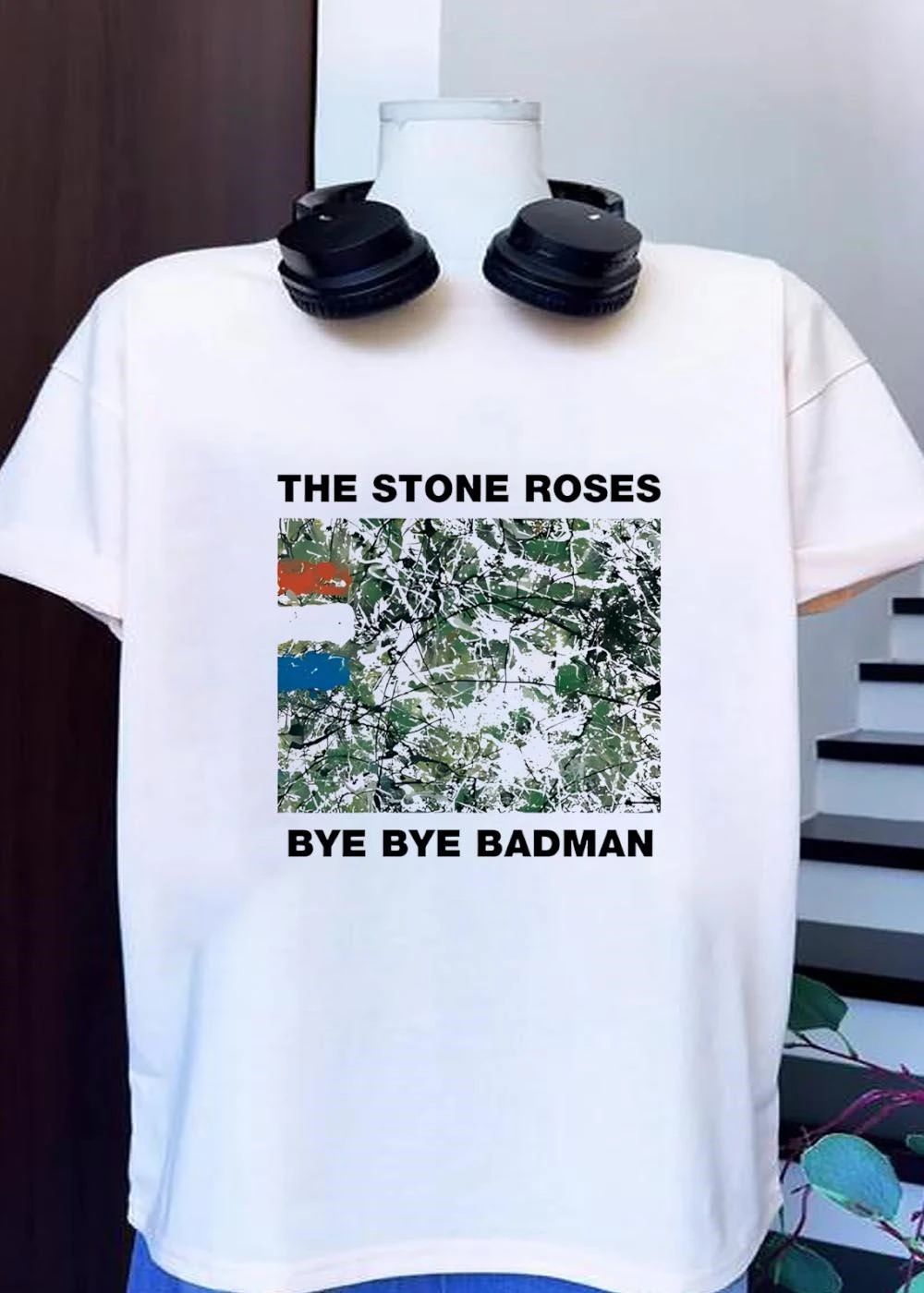 The Stone Roses Bye Badman Single Cover Art - Adult & Kids T-Shirts, Sweatshirts & Hoodies apparel design preview 1