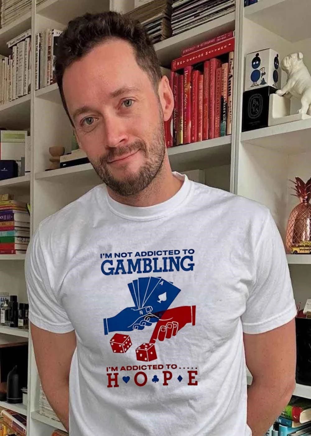 I'm Not Addicted To Gambling Hope Playing Cards Dice - Adult & Kids T-Shirts, Sweatshirts & Hoodies apparel design preview 2