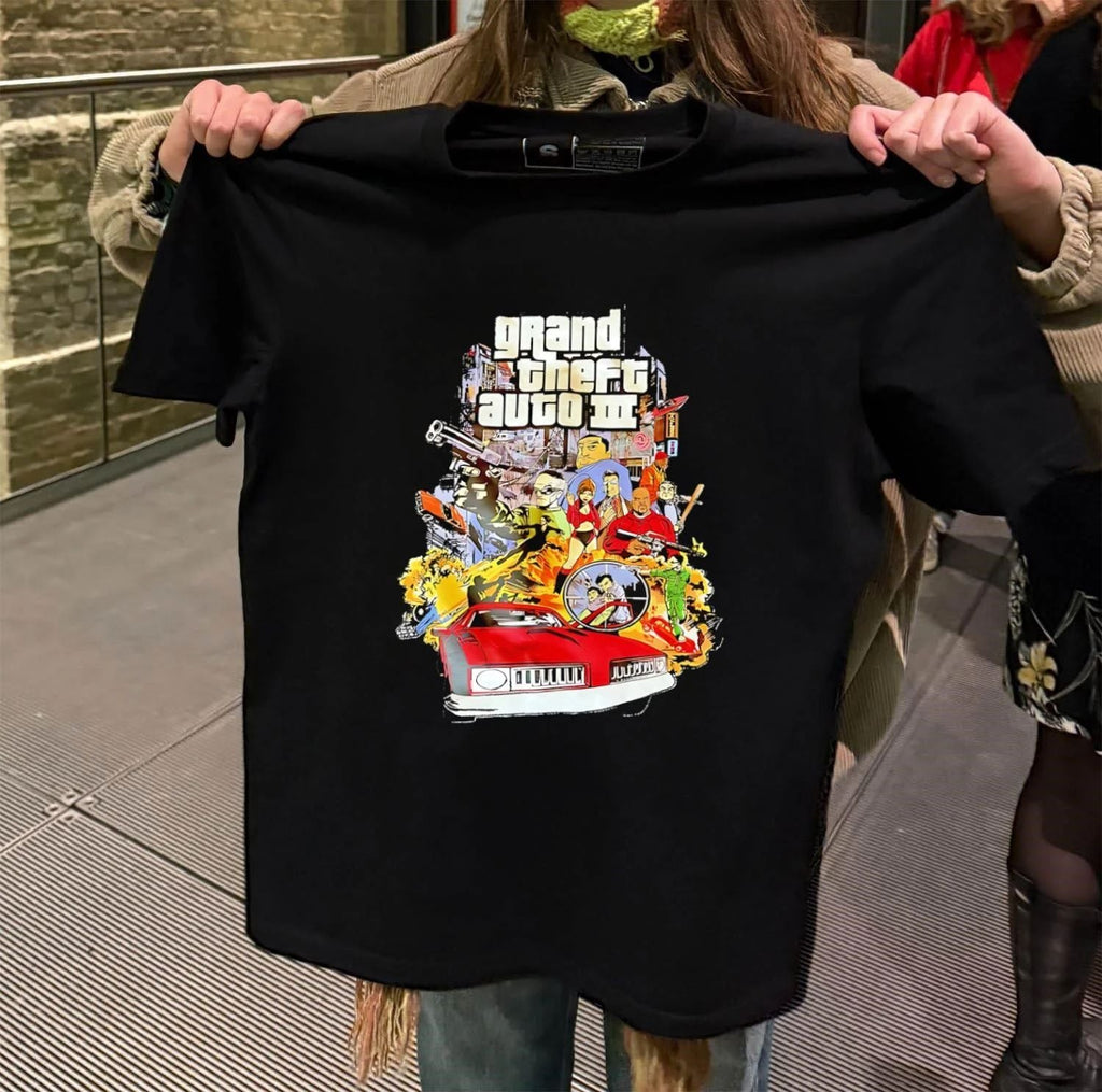 Grand Theft Auto III games - Adult & Kids T-Shirts, Sweatshirts & Hoodies apparel design preview 2