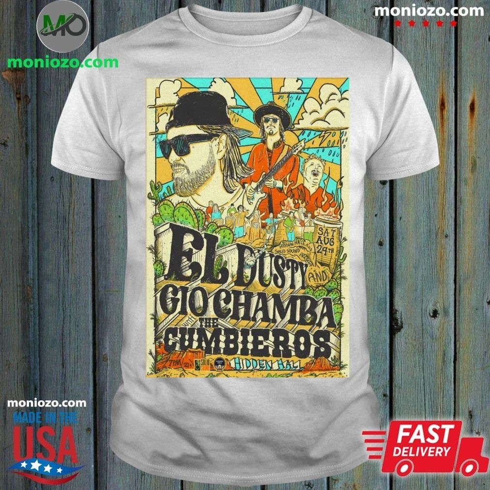 Original EL DUSTY And Gio Chamba In Seattle WA On Aug - Adult & Kids T-Shirts, Sweatshirts & Hoodies apparel design preview 1