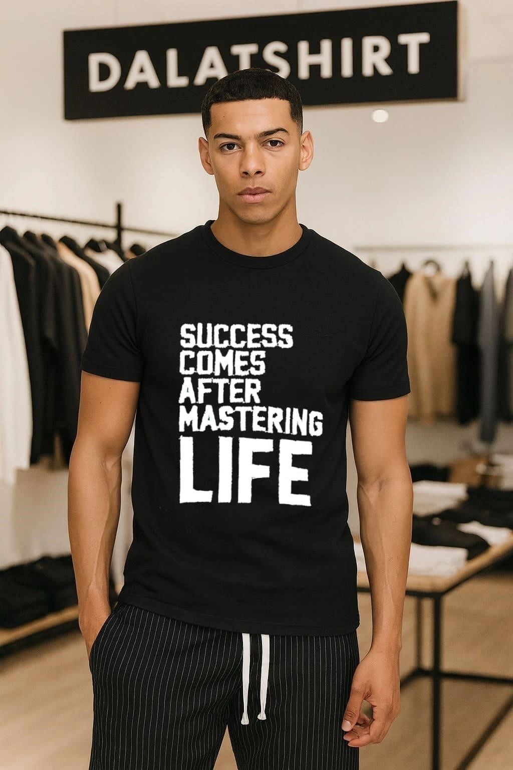 Success Comes After Mastering Life - Adult & Kids T-Shirts, Sweatshirts & Hoodies apparel design preview 1