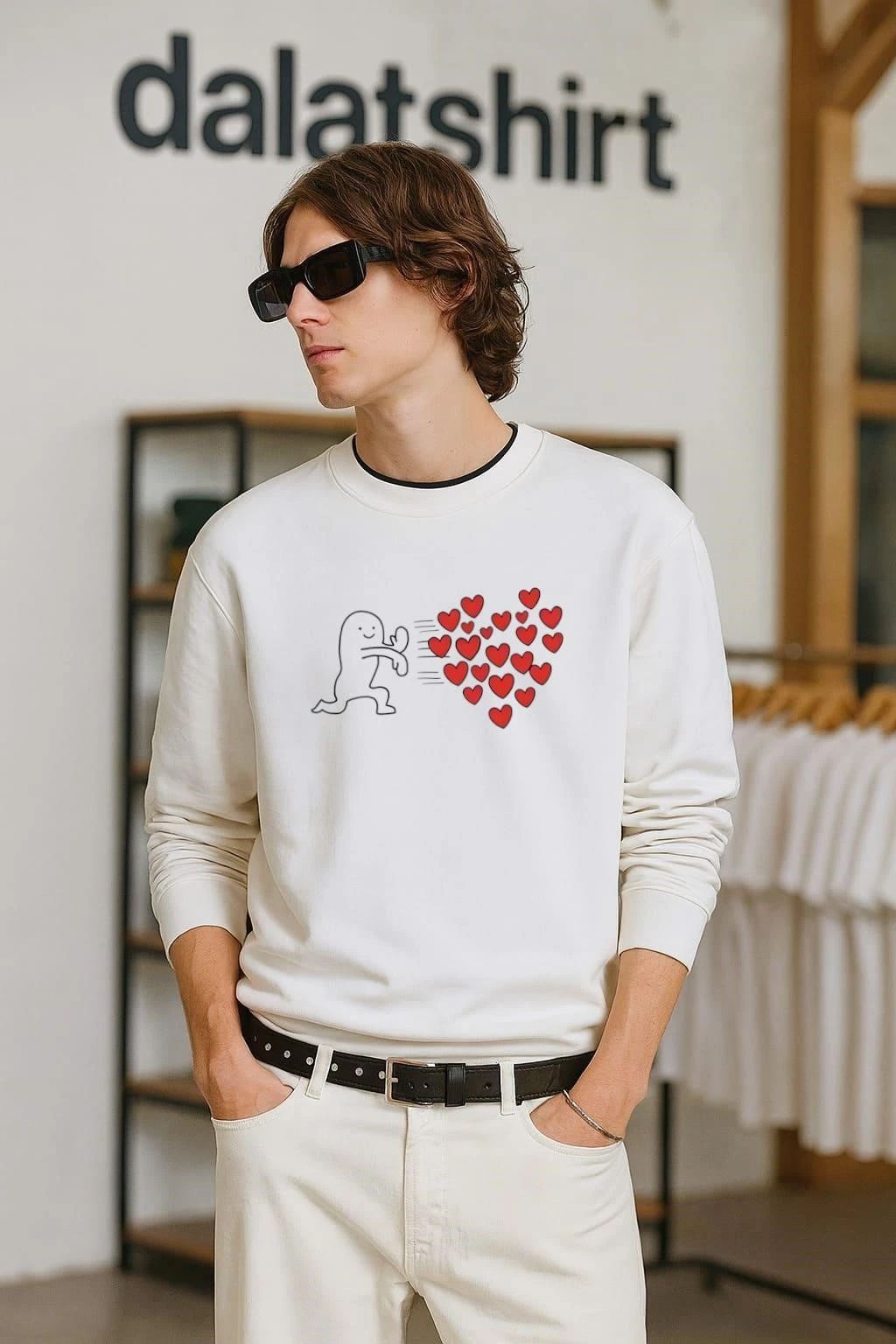 Meme Heart cute - Adult & Kids T-Shirts, Sweatshirts & Hoodies apparel design preview 2