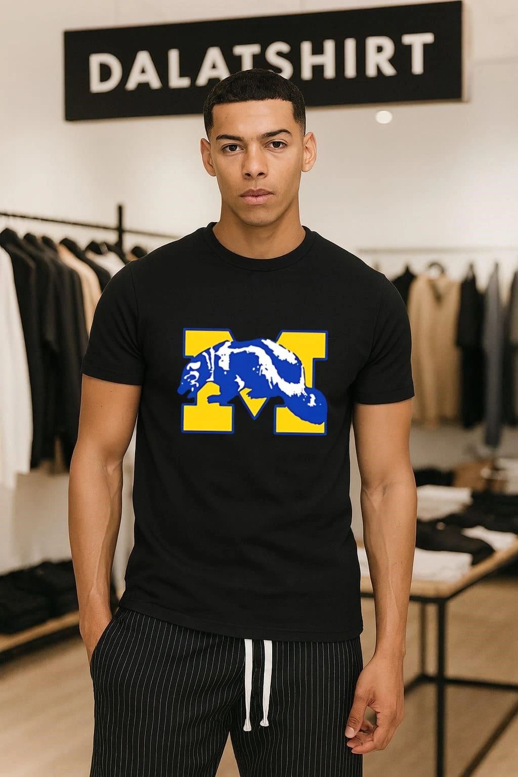 Michigan Wolverines Bear logo - Adult & Kids T-Shirts, Sweatshirts & Hoodies apparel design preview 1