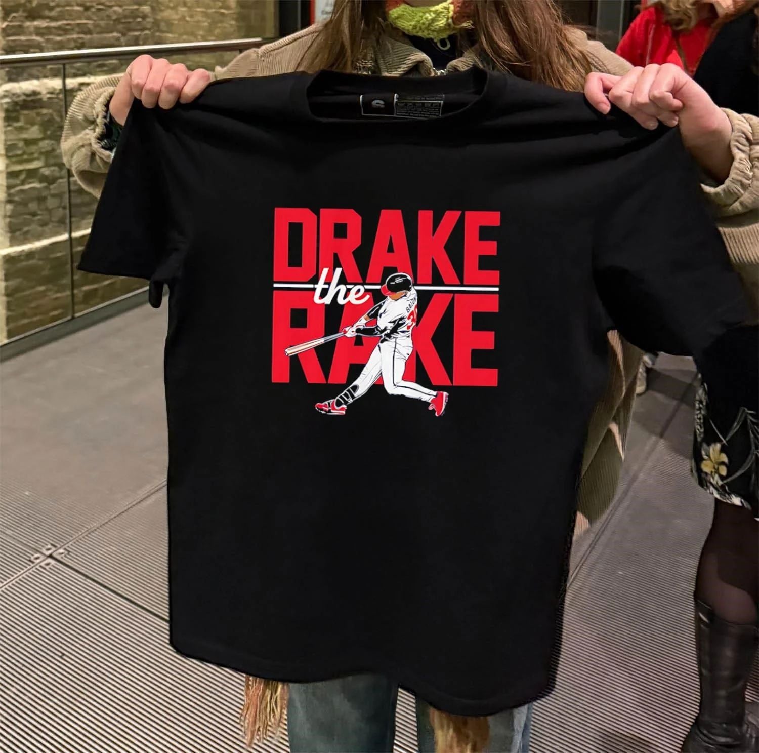 Atlanta Braves Drake Baldwin The Rake - Adult & Kids T-Shirts, Sweatshirts & Hoodies apparel design preview 2