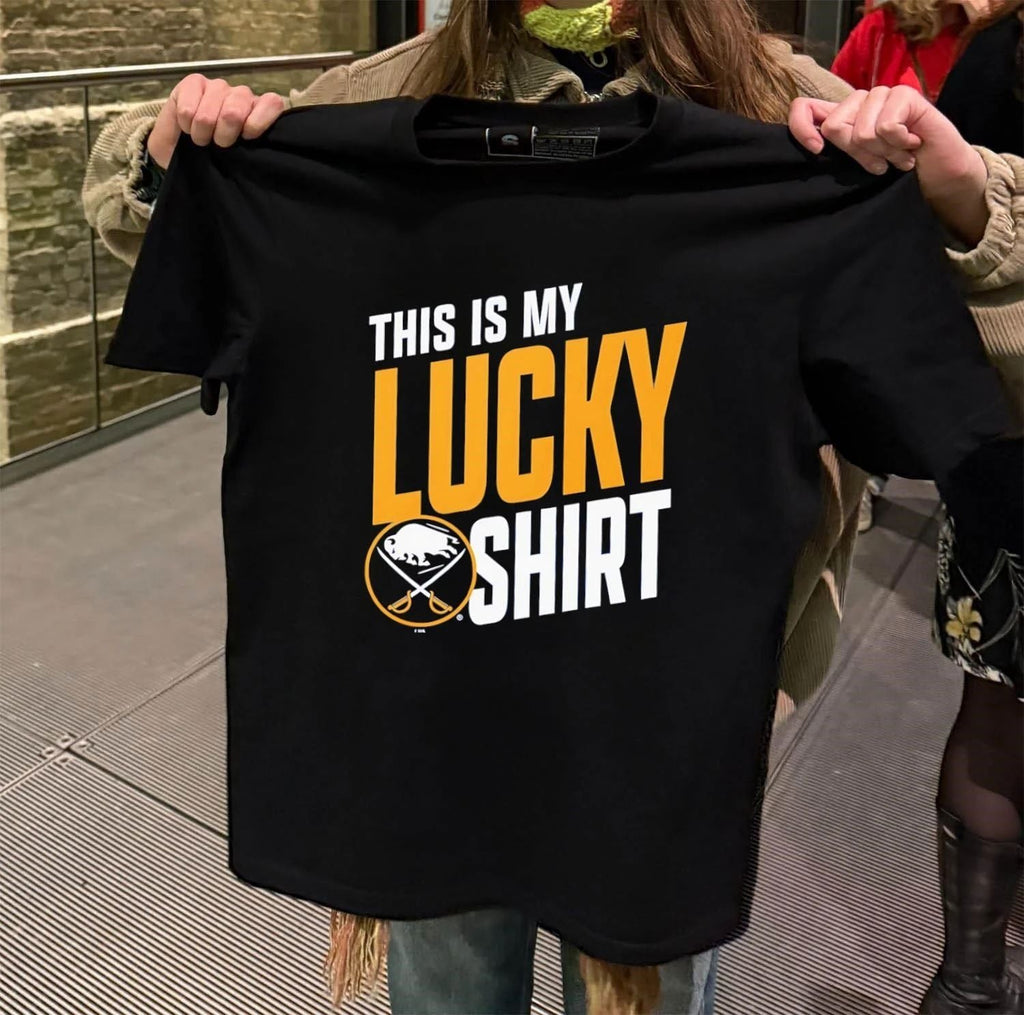 Buffalo Sabres This Is My Lucky hockey 2026 - Adult & Kids T-Shirts, Sweatshirts & Hoodies apparel design preview 2