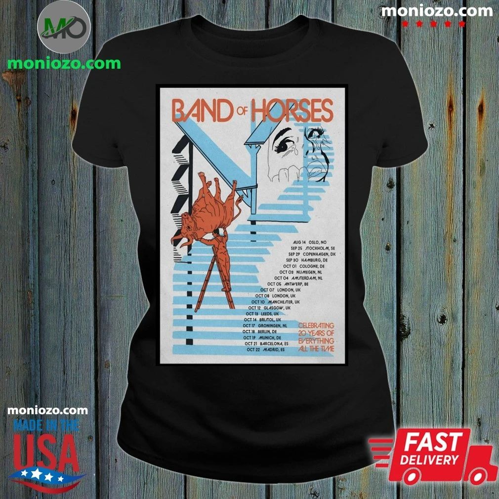 Band Of Horses Celebrating 20 Years Everything All - Adult & Kids T-Shirts, Sweatshirts & Hoodies apparel design preview 1