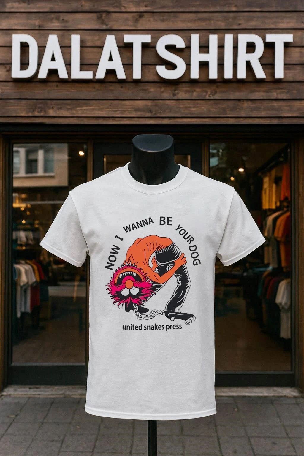 Now I Wanna Be Your Dog Animal Muppet United Snakes - Adult & Kids T-Shirts, Sweatshirts & Hoodies apparel design preview 1