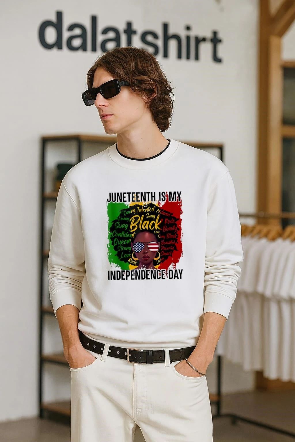 Juneteenth Is My Independence Day - Adult & Kids T-Shirts, Sweatshirts & Hoodies apparel design preview 2