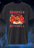 Donovan Mitchell Cleveland 45 Basketball Signature - Adult & Kids T-Shirts, Sweatshirts & Hoodies apparel design preview 1