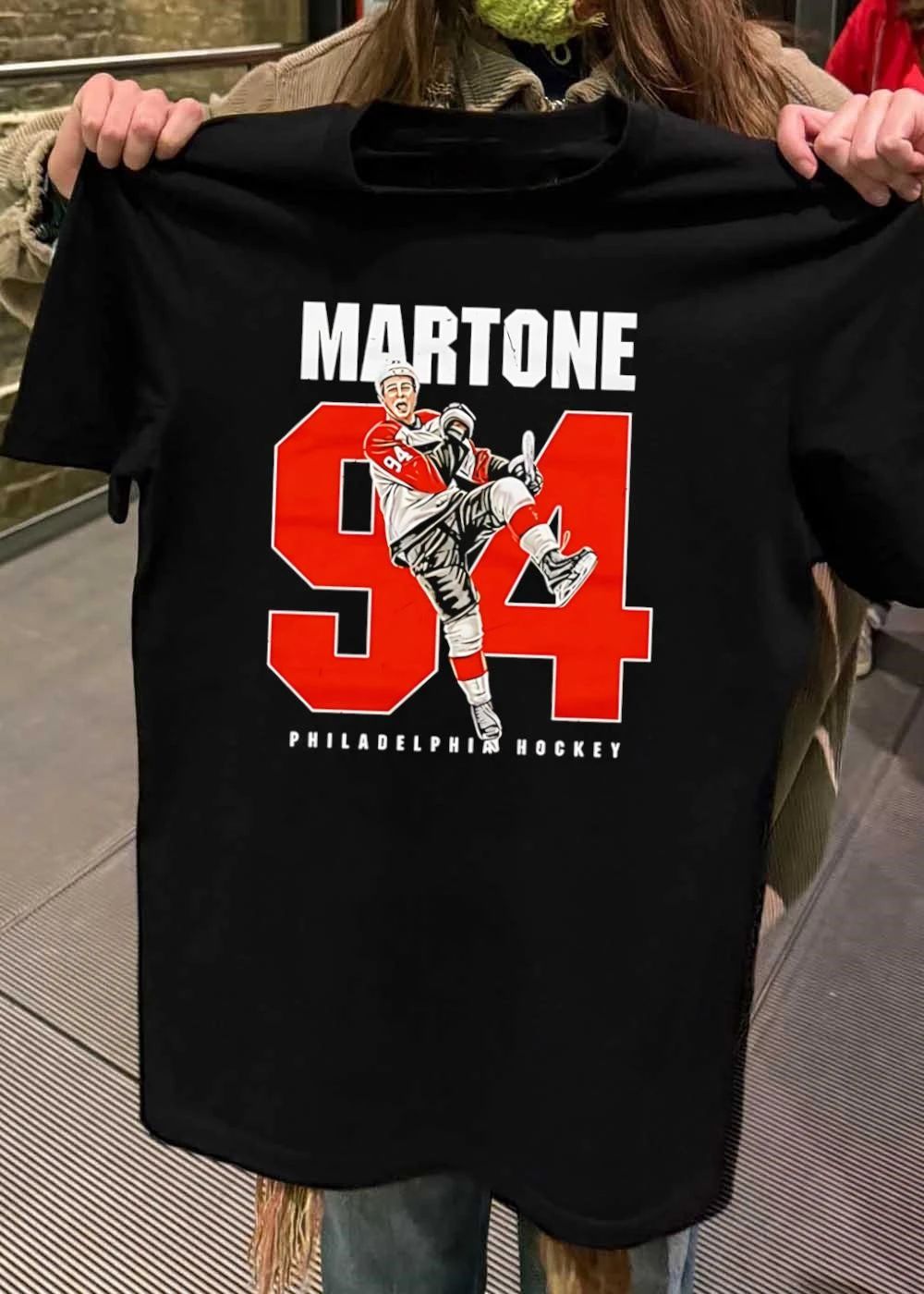 Martone 94 Philadelphia Hockey - Adult & Kids T-Shirts, Sweatshirts & Hoodies apparel design preview 2