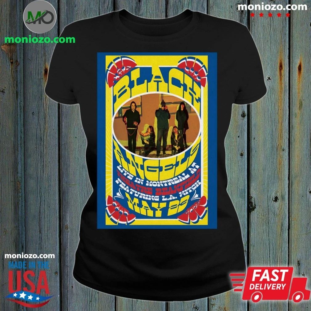 Original The Black Angels In Montréal QC On May 23 - Adult & Kids T-Shirts, Sweatshirts & Hoodies apparel design preview 1
