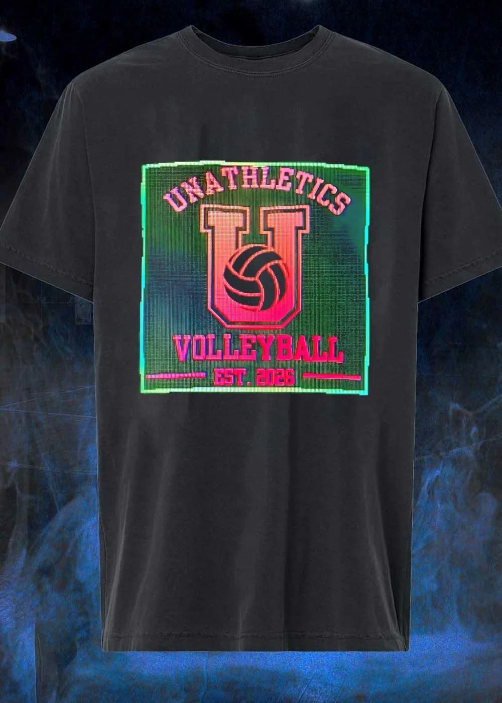 Unathletics U Volleyball Est. 2026 - Adult & Kids T-Shirts, Sweatshirts & Hoodies apparel design preview 1