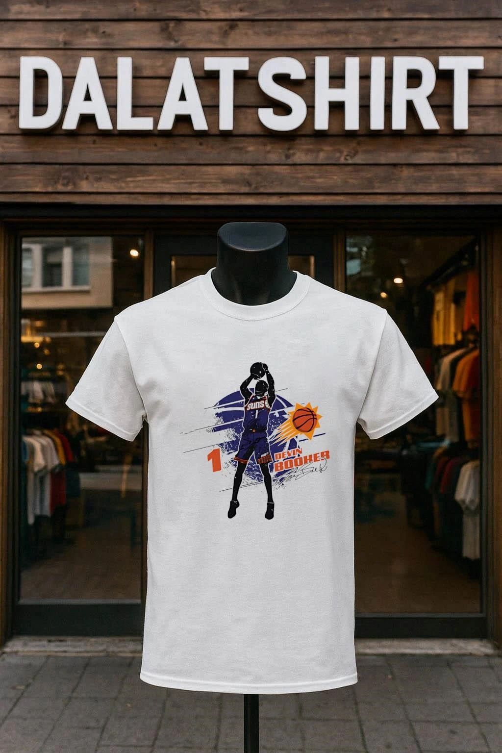 Devin Booker Phoenix Suns Silhouette - Adult & Kids T-Shirts, Sweatshirts & Hoodies apparel design preview 1