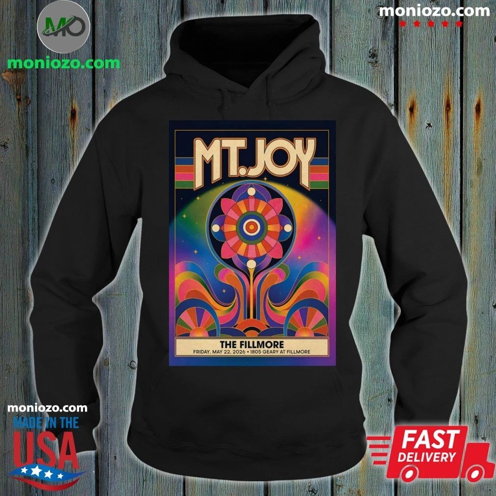 MT. Joy The Fillmore in San Francisco CA May 22 2026 - Adult & Kids T-Shirts, Sweatshirts & Hoodies apparel design preview 2