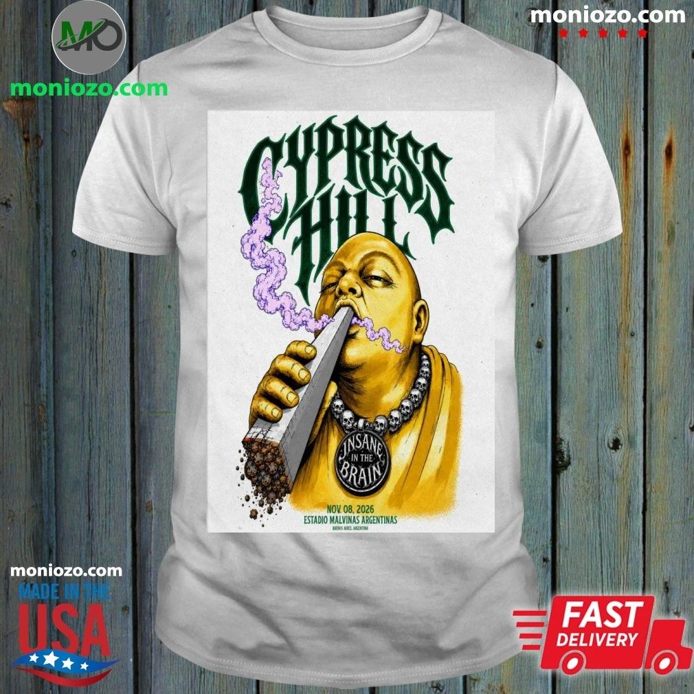 Original Cypress Hill Buenos Aires Argentina 11 8 - Adult & Kids T-Shirts, Sweatshirts & Hoodies apparel design preview 1