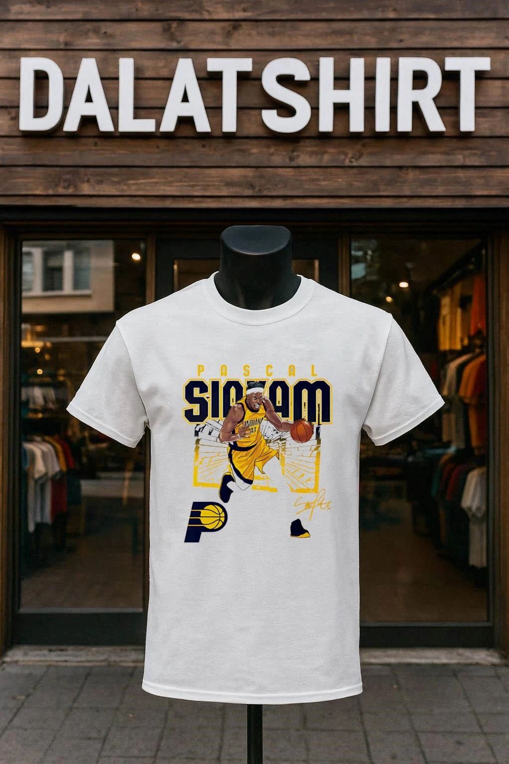 Pascal Siakam Indiana Pacers Shattered - Adult & Kids T-Shirts, Sweatshirts & Hoodies apparel design preview 1