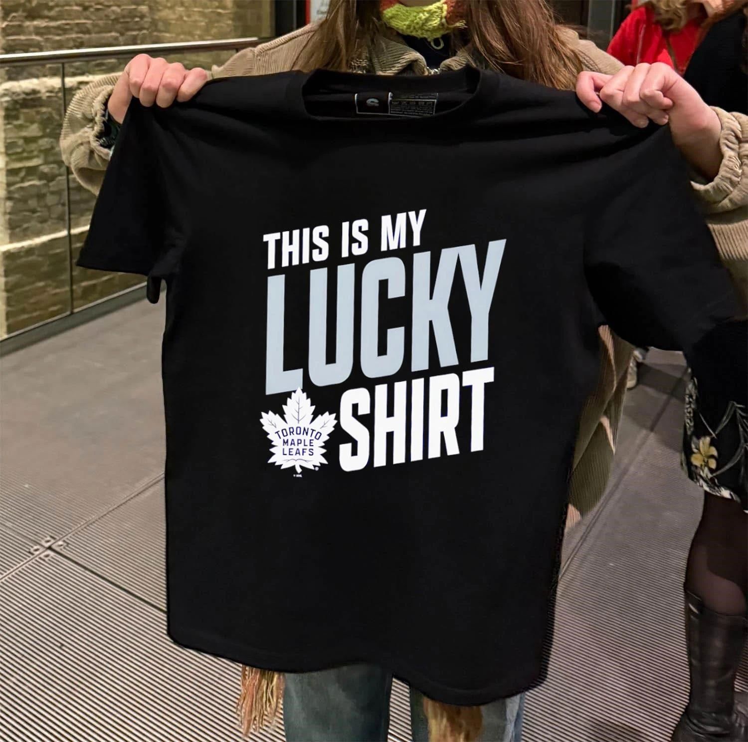 Toronto Maple Leafs This Is My Lucky hockey 2026 - Adult & Kids T-Shirts, Sweatshirts & Hoodies apparel design preview 2